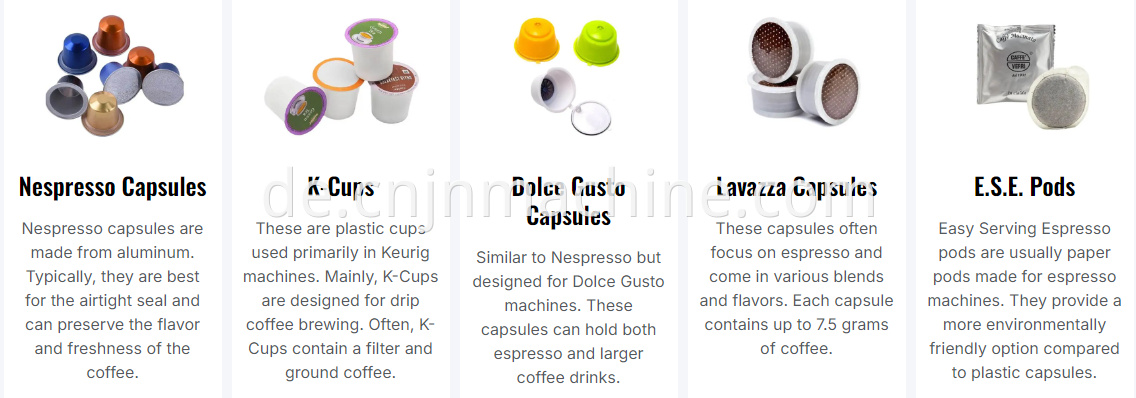Automatic Coffee Capsule Filling Machine for 